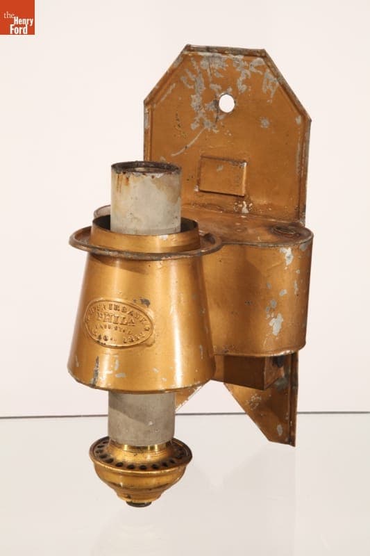 Camphene Sconce, 1852-1865