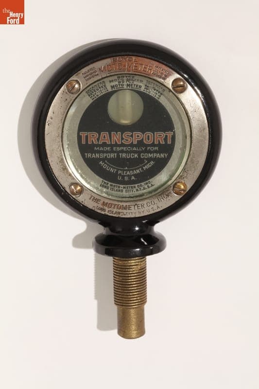 Transport Truck Company Motometer, circa 1921