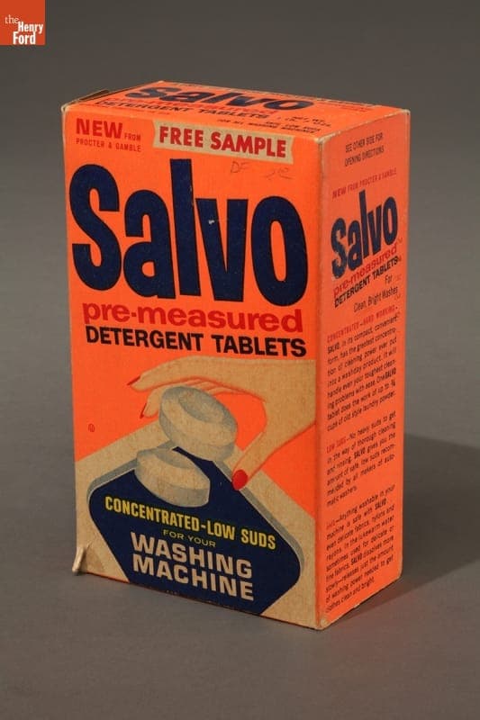 Salvo Detergent Tablets, 1960-1965