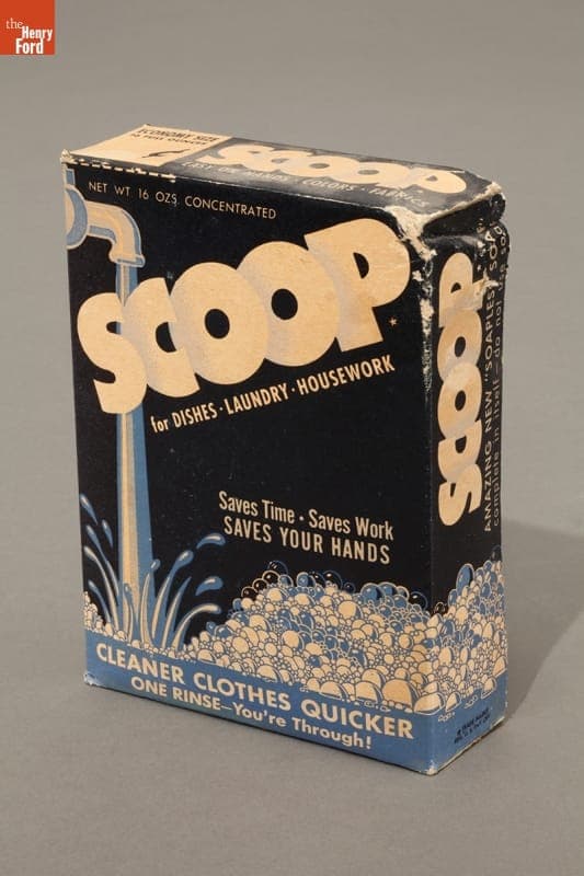 Scoop for Dishes, Laundry, Housework, 1930-1939