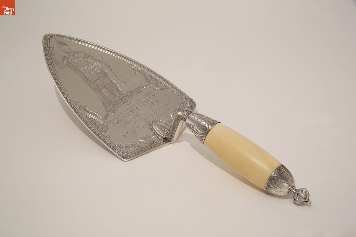 Trowel Used in Laying the Cornerstone for Tammany Hall, 1867