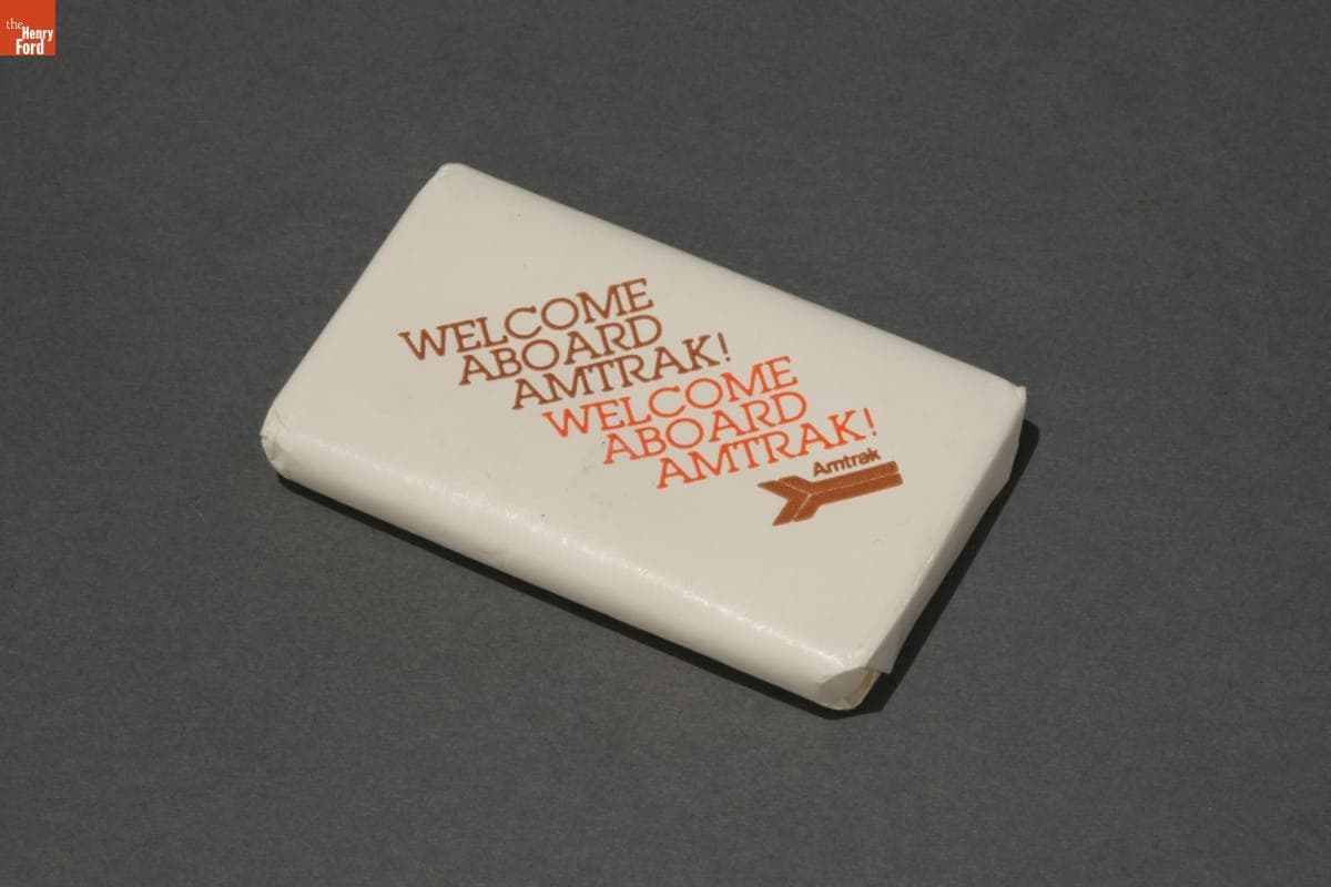 Complimentary Bar Soap from Amtrak, 1971-1980