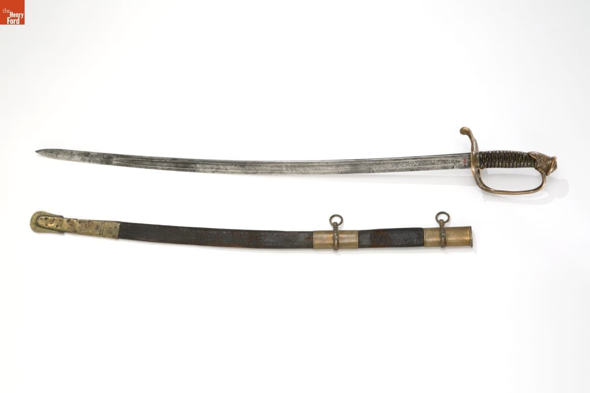 Model 1850 Foot Officer's Sword Used by Captain Joshua Slayton, 13th Michigan Infantry, 1862-1863