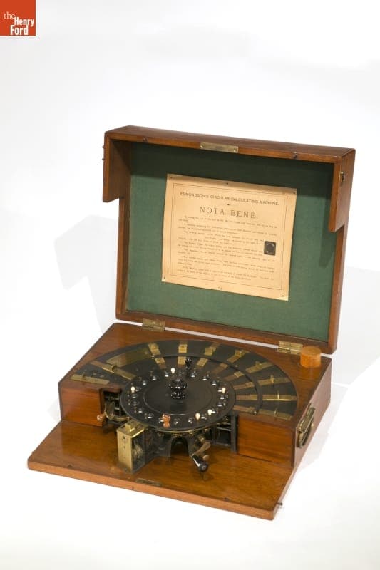 Patent Model of Edmondson's Circular Calculating Machine, 1883