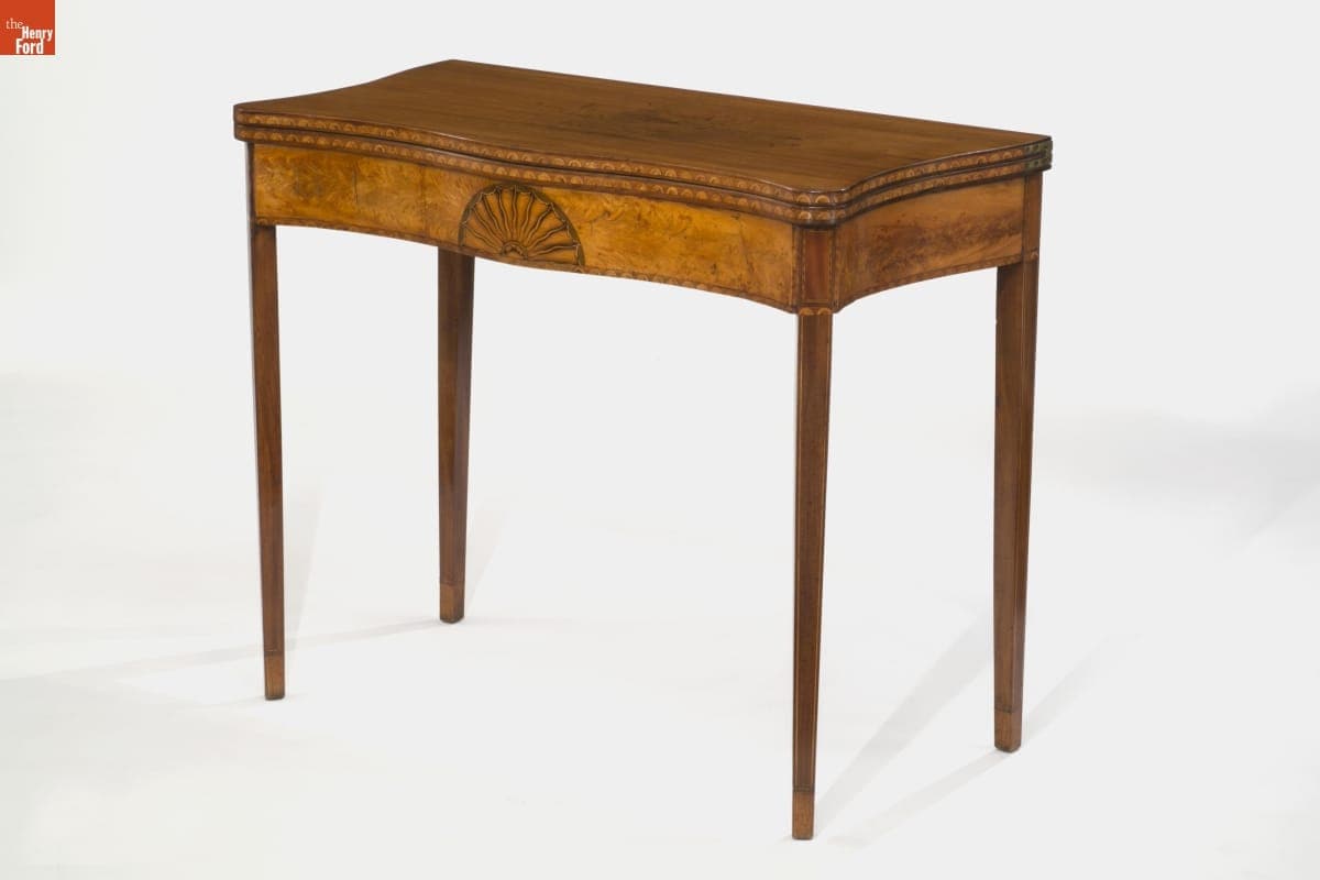Card Table, Attributed to John and Thomas Seymour, 1790-1815