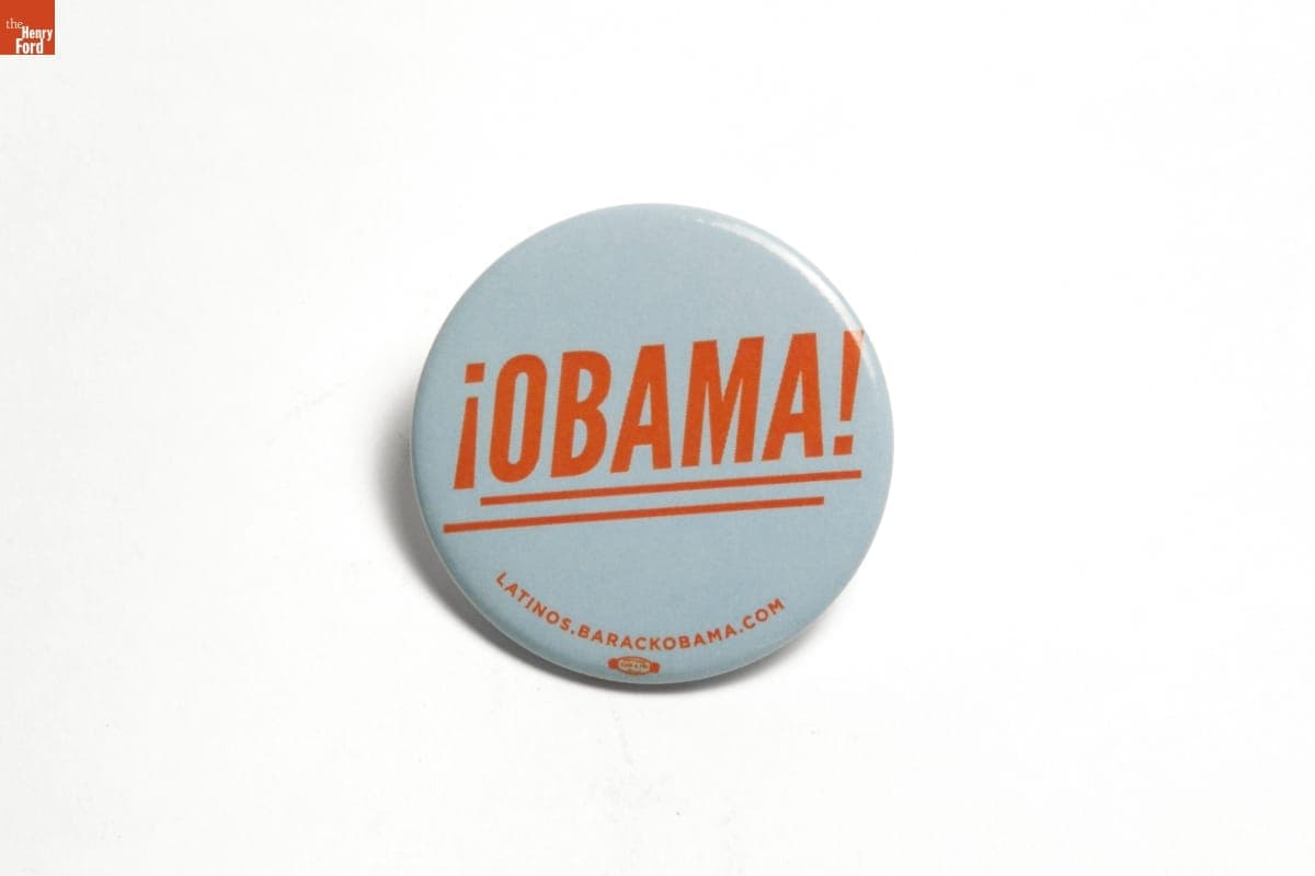 Latinos for Obama Button, 2012