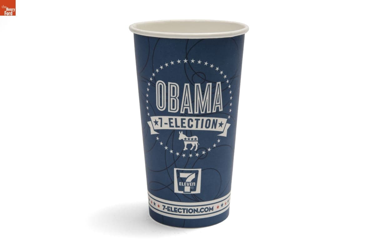 Obama 7-Election Cup from 7-Eleven, 2012