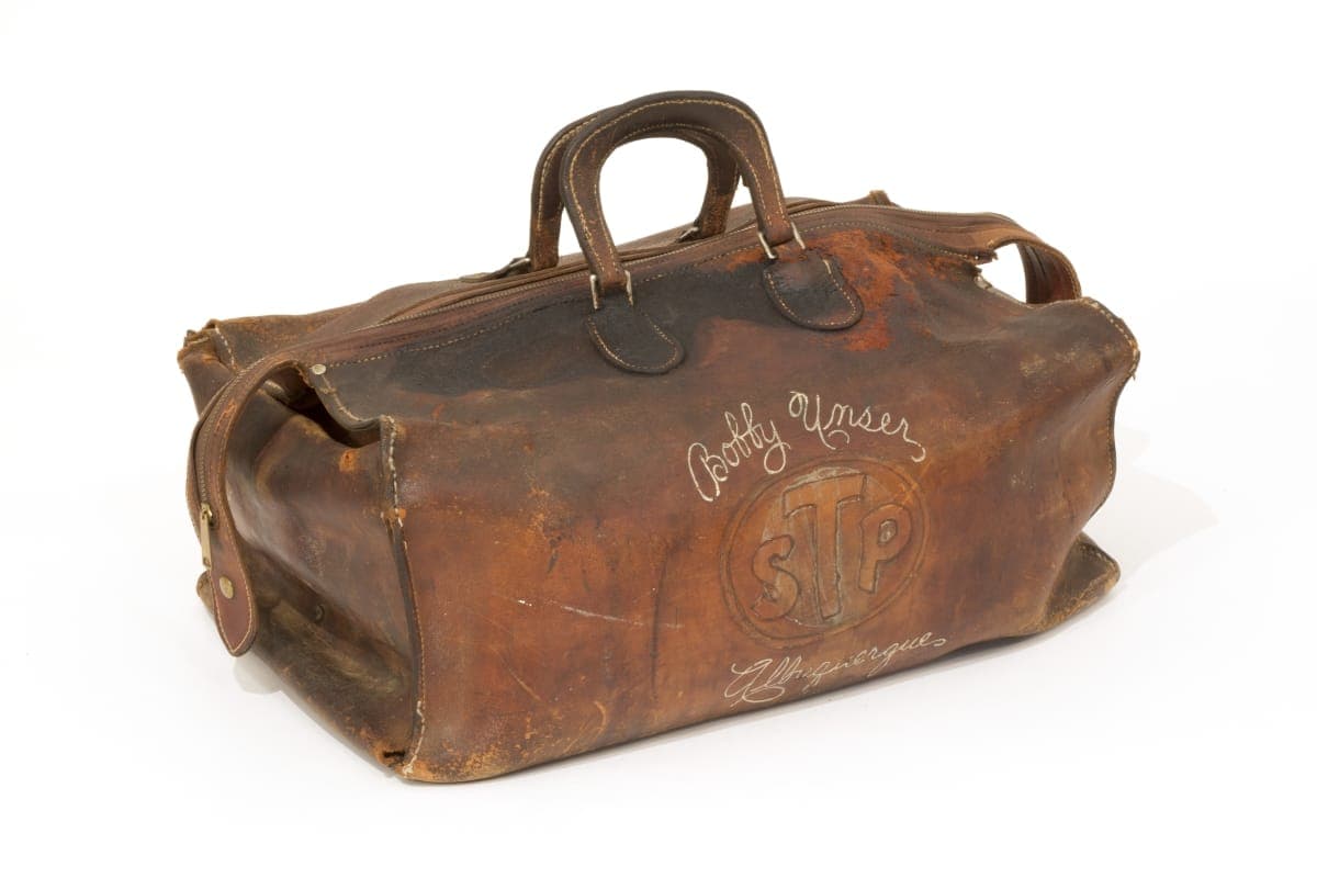 Duffel Bag, 1963, Used by Bobby Unser