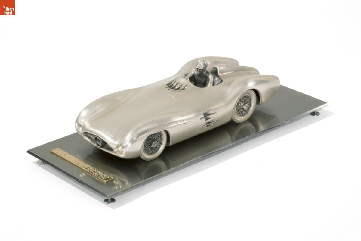 Scale Model of a 1954-1955 Mercedes Benz Grand Prix Rennwagen