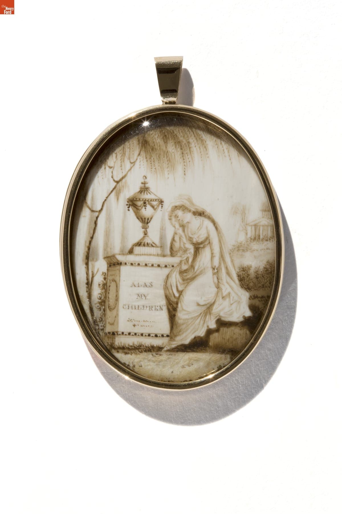 Mourning Pendant, 1780-1800