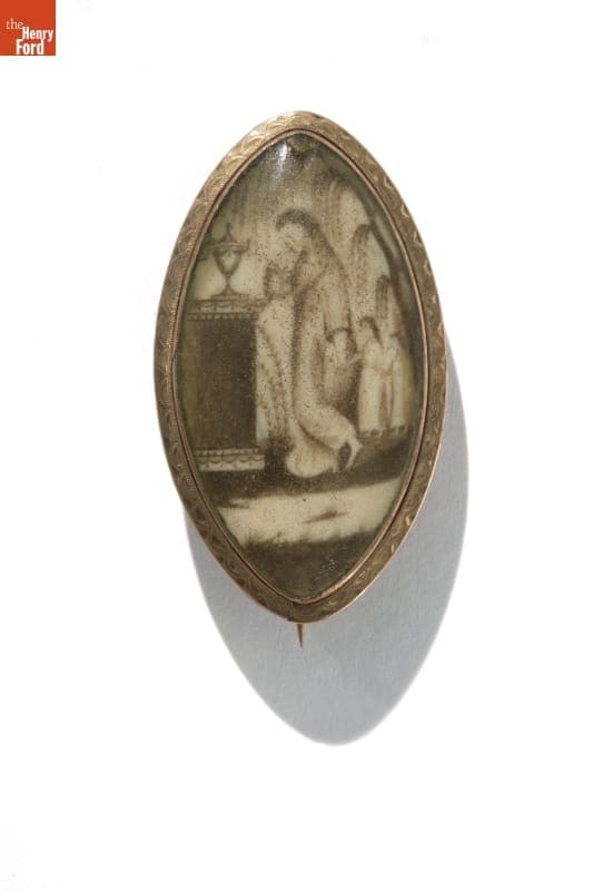 Mourning Brooch, 1780-1800