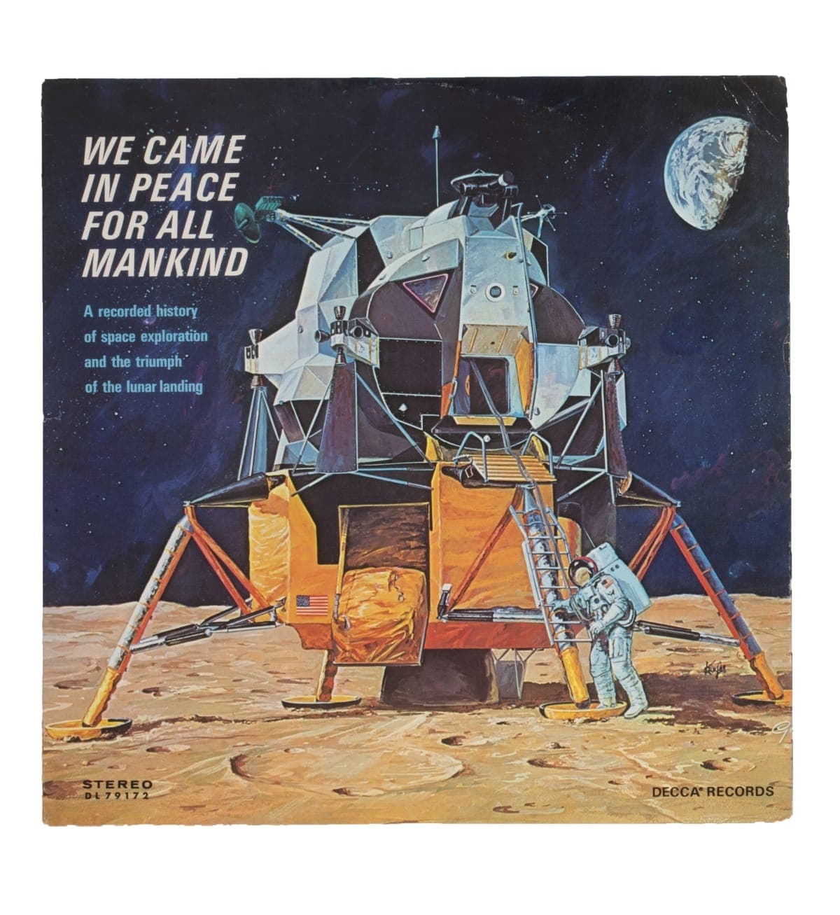 Record Album, "We Came in Peace for All Mankind," 1969