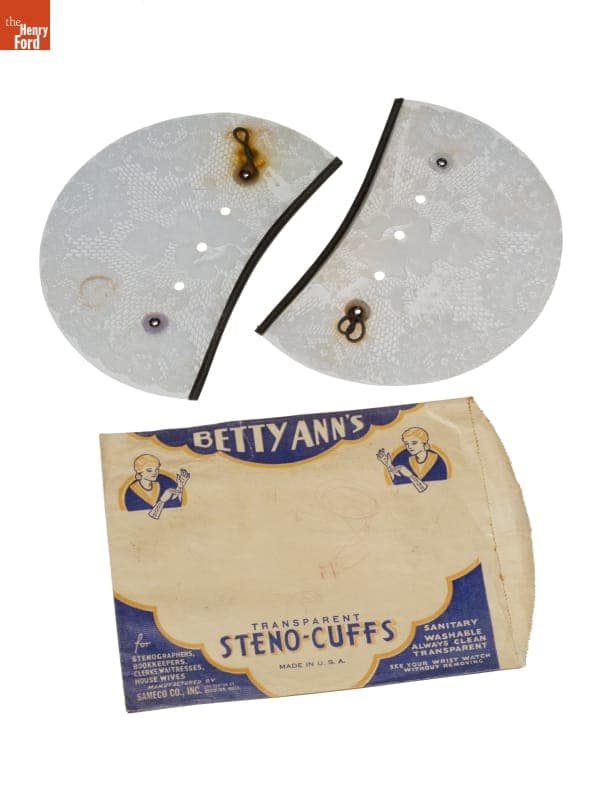 Betty Ann's Transparent Steno-Cuffs, circa 1930