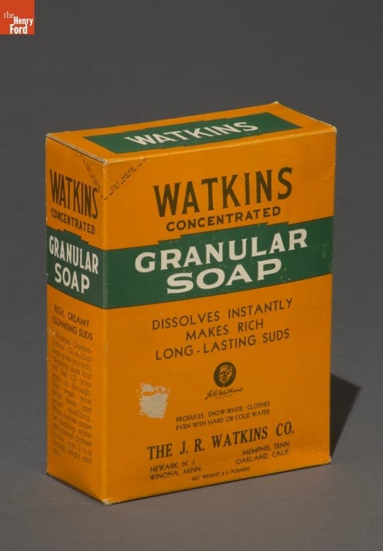 Watkins Granular Soap, 1930-1940