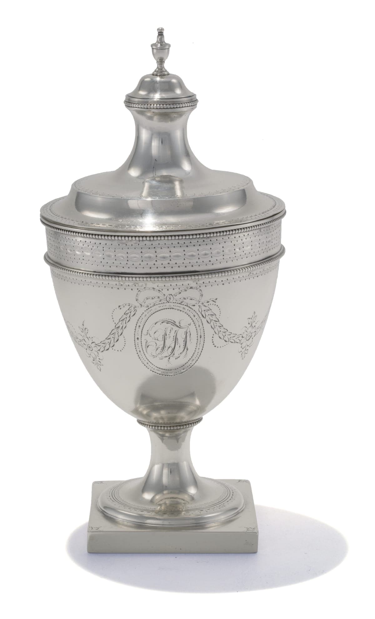 Sugar Bowl with Cover, Made by Hester Bateman, 1780-1781