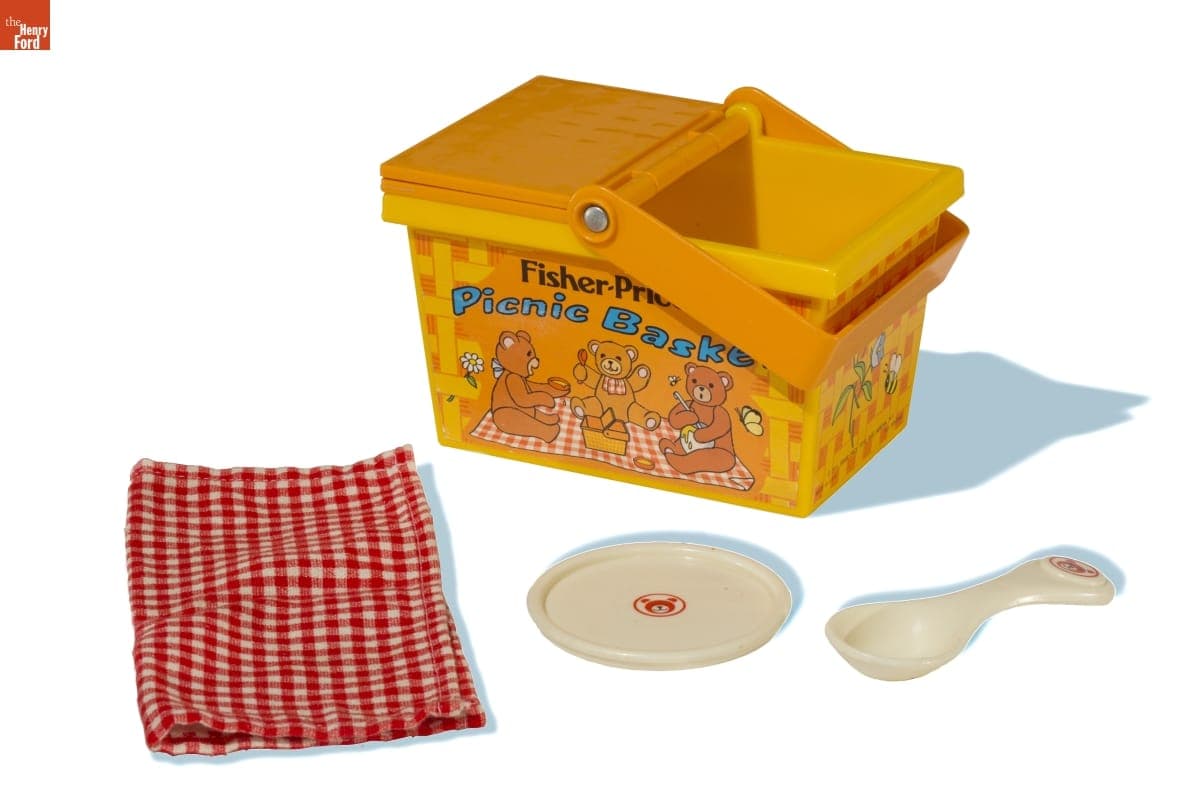 Fisher-Price "Picnic Basket" Play Set, 1975