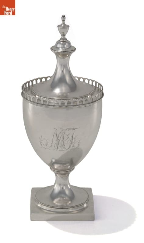 Sugar bowl, 1790-1810