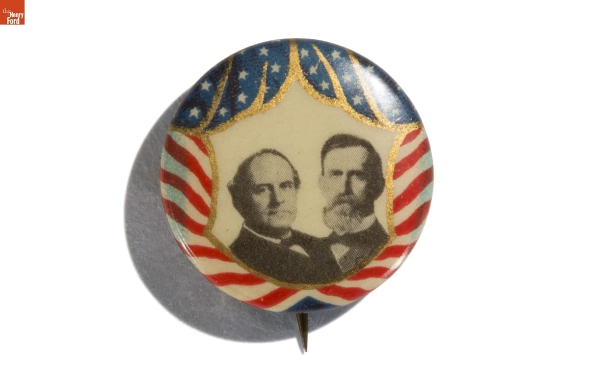 Bryan-Kern Campaign Button, 1908