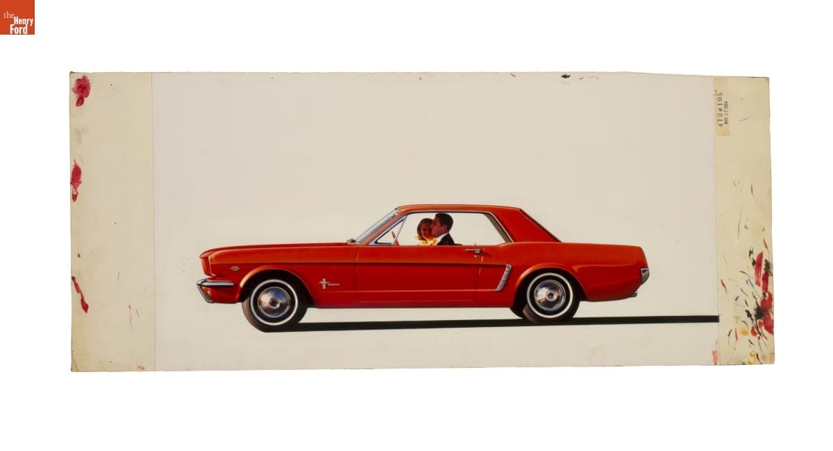Process Photograph for 1965 Ford Mustang Advertising