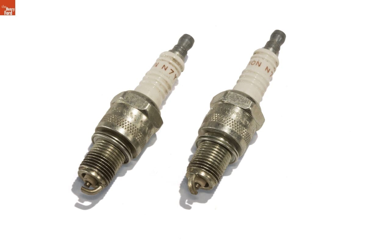 Pair of Champion N7YC Racing Spark Plugs, 1960-1980