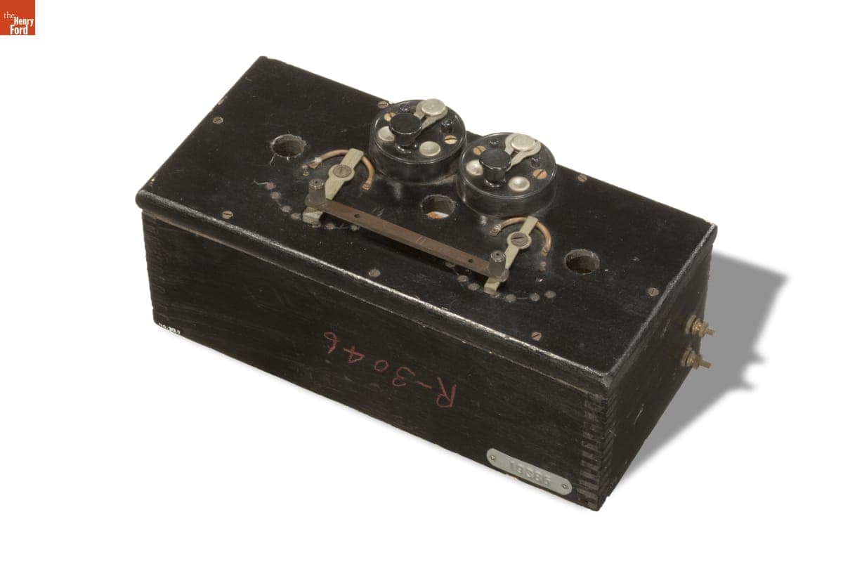 Homemade Audion Control Box, Used by Charles Apgar, 1915