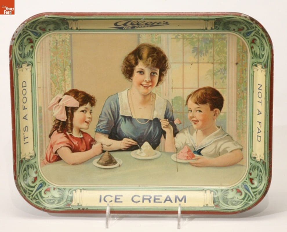 Allen's Ice Cream Tray, circa 1925
