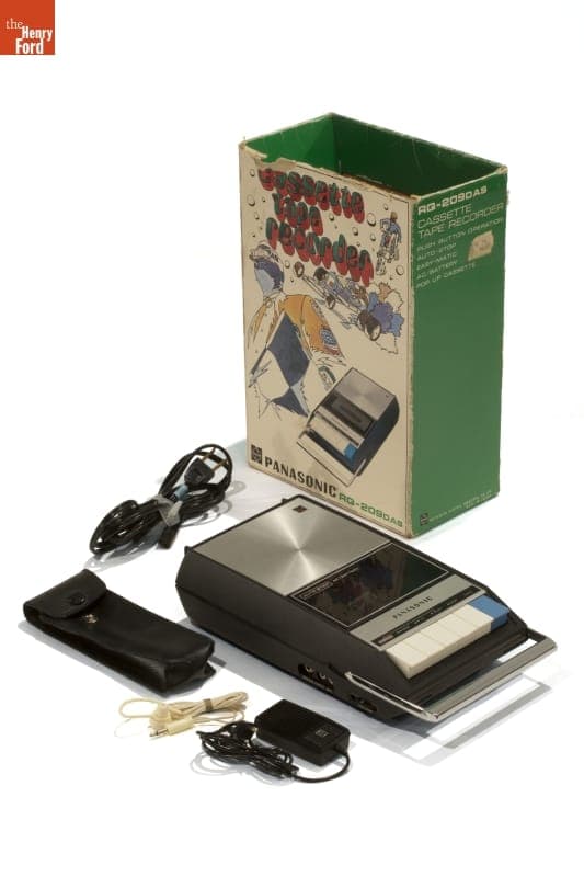 Panasonic Cassette Tape Recorder, circa 1970