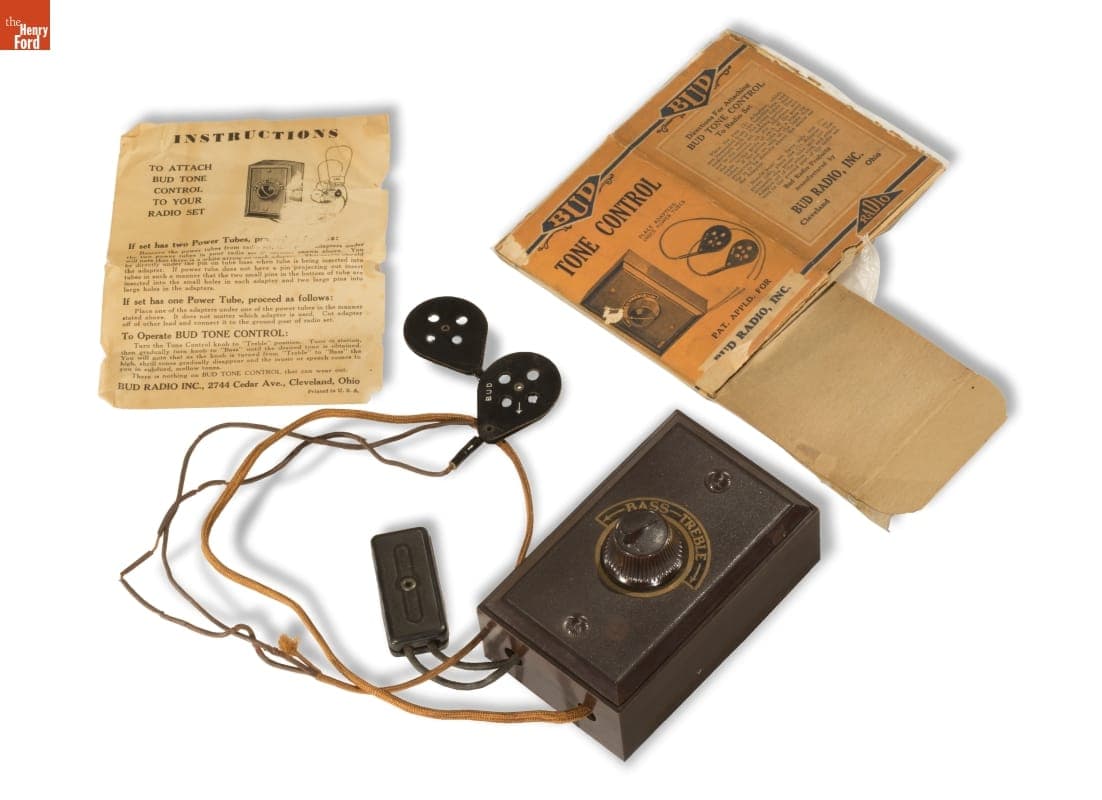 Radio Tone Control Unit, 1928-1935