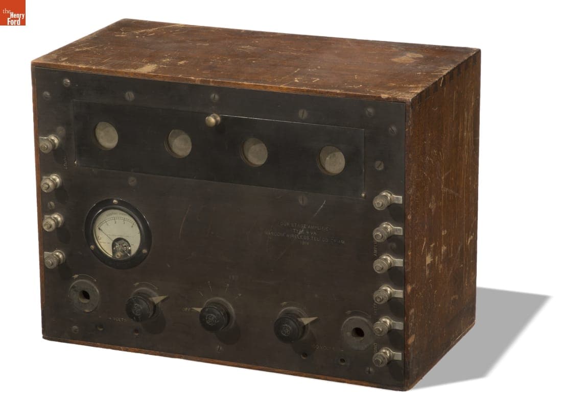 Marconi Audio Amplifier, Type 4-VA, 1919