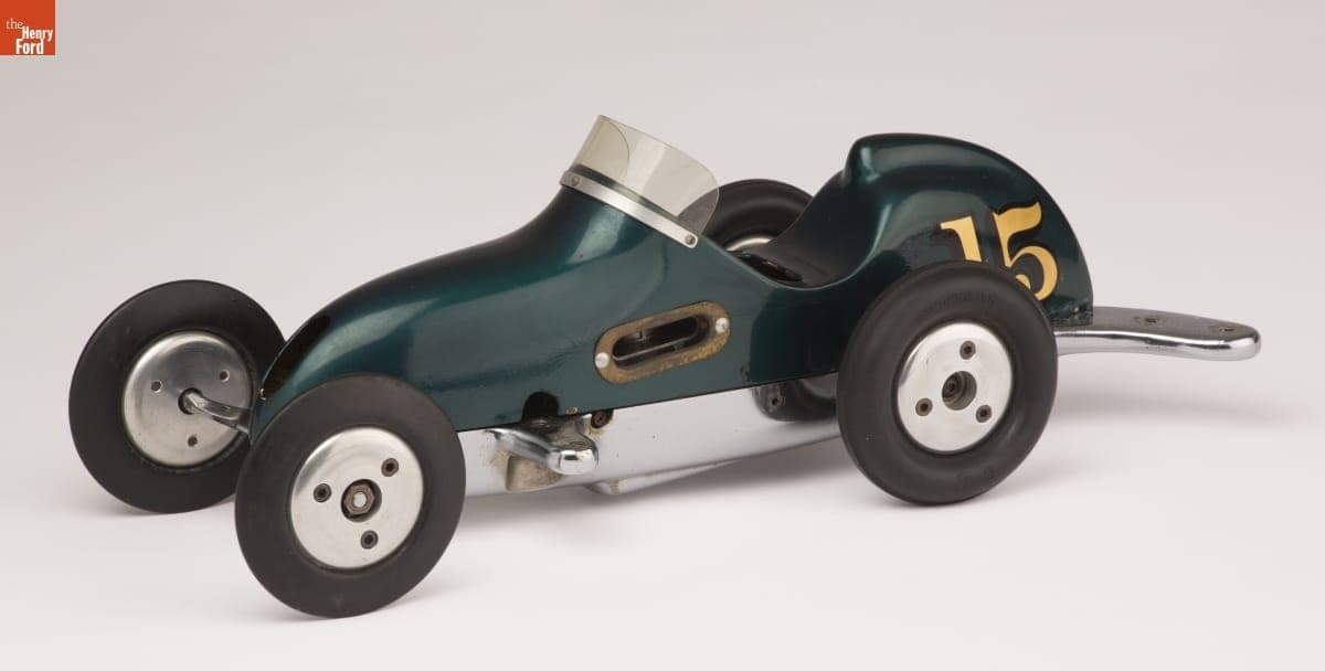 C & R "Special" or "Curly Car" Gas-Powered Racing Tether Car, 1947-1950