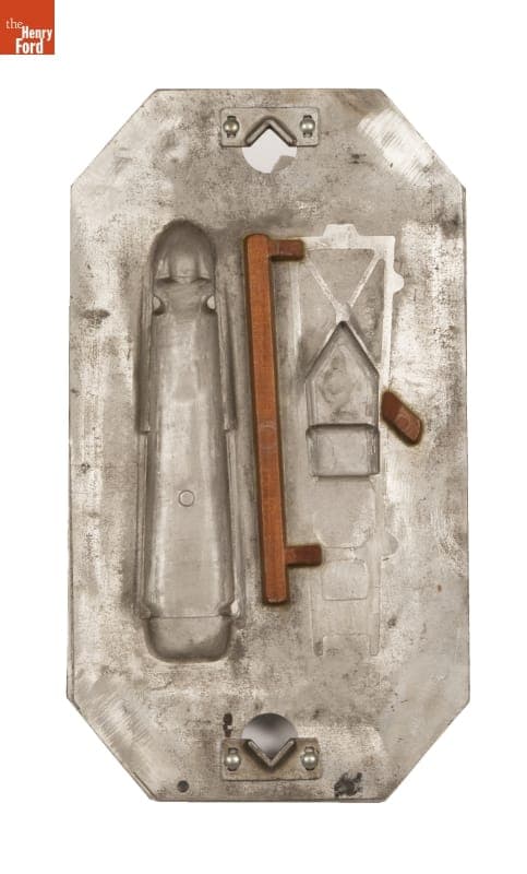 Casting Plate for Matthews "Silver Streak" Gas-Powered Racing Tether Car, 1939