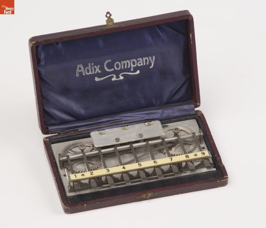 Adix Adding Machine, 1903-1930