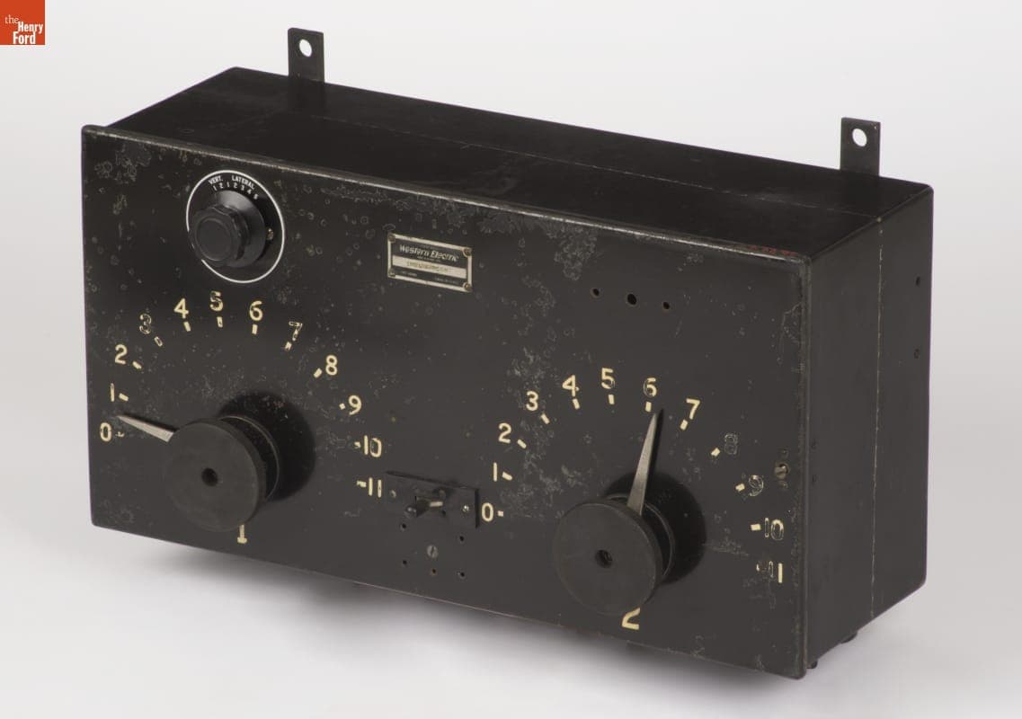 Western Electric Volume Control Box, Used at Radio Station WKBN, Youngstown, Ohio, 1931-1937