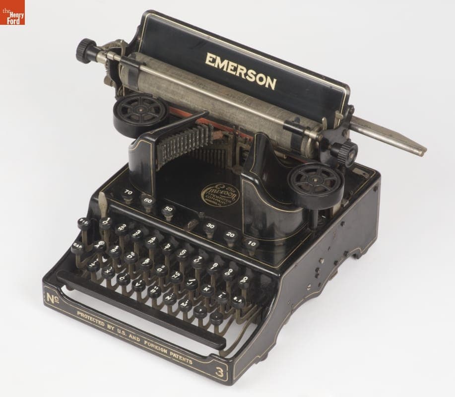 Emerson Typewriter, Model 3, 1905-1910