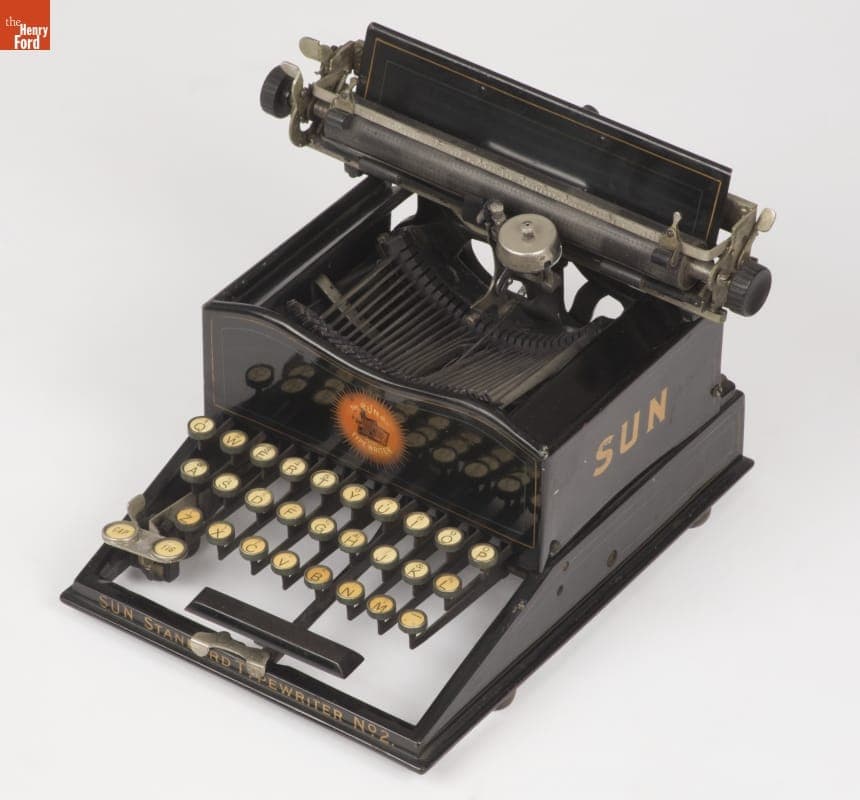 Sun Standard Typewriter, Model 2, 1901-1907