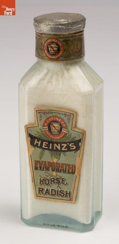 Heinz Horseradish Bottle, circa 1891