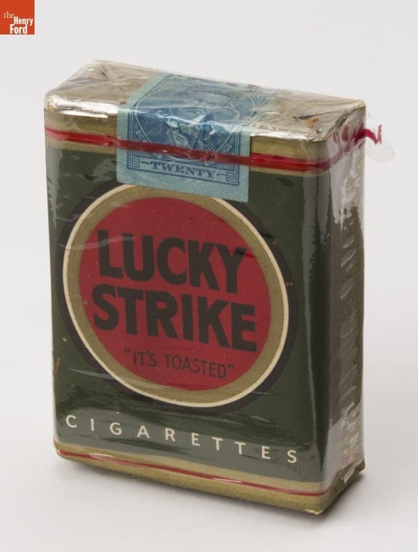 Box of Lucky Strike Cigarettes, circa 1940