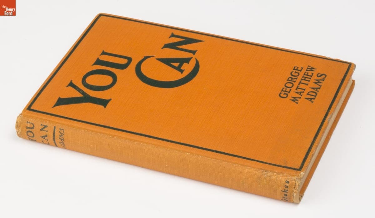 "You Can : A Collection of Brief Talks on the Most Important Topic in the World--Your Success," 1928