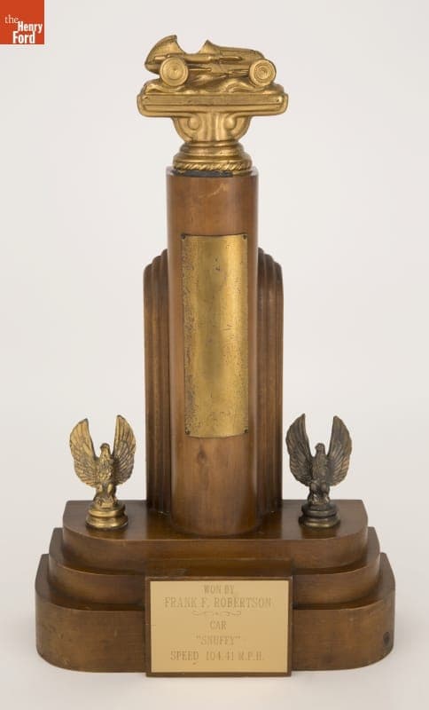 Trophy Awarded to Frank Robertson, circa 1945