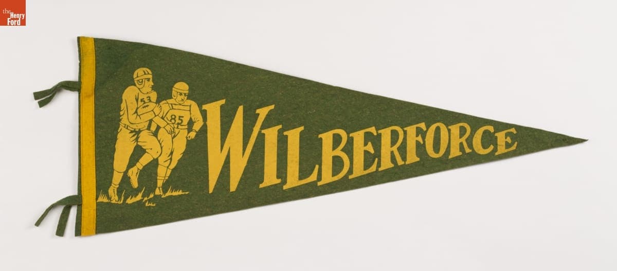 Wilberforce University Football Pennant, 1920-1950
