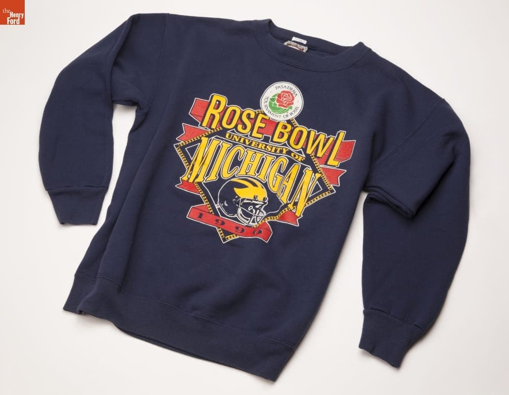 University of Michigan Rose Bowl Sweatshirt, 1990