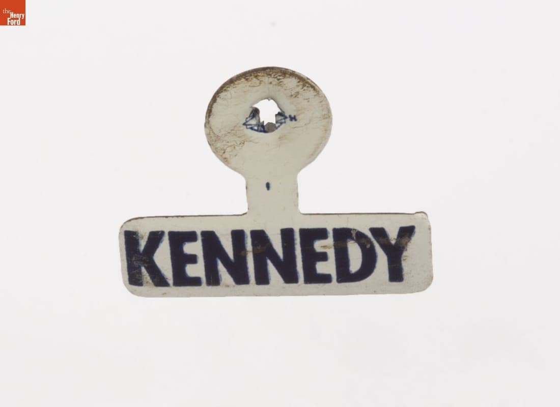 Kennedy Campaign Button, 1960-1980