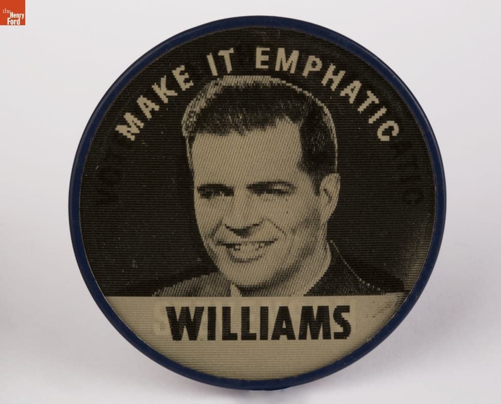 Michigan Democratic Party Campaign Button, 1952-1956
