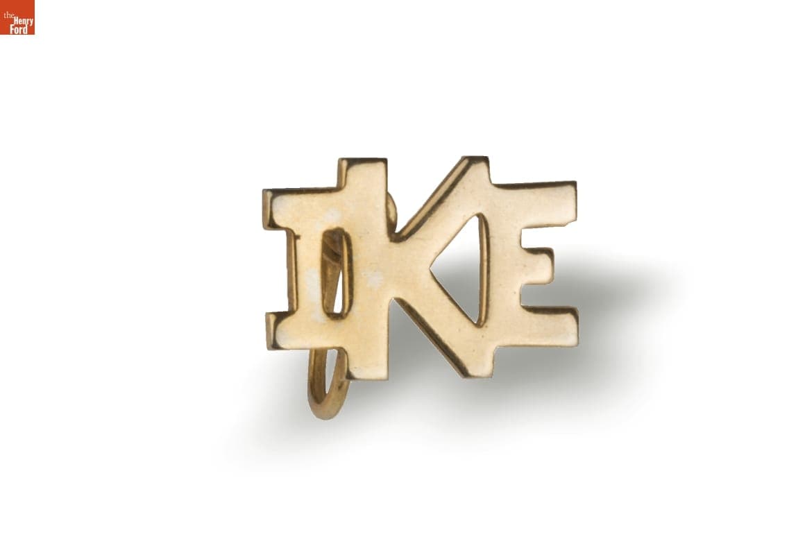 Dwight "Ike" Eisenhower Earring, 1952-1956