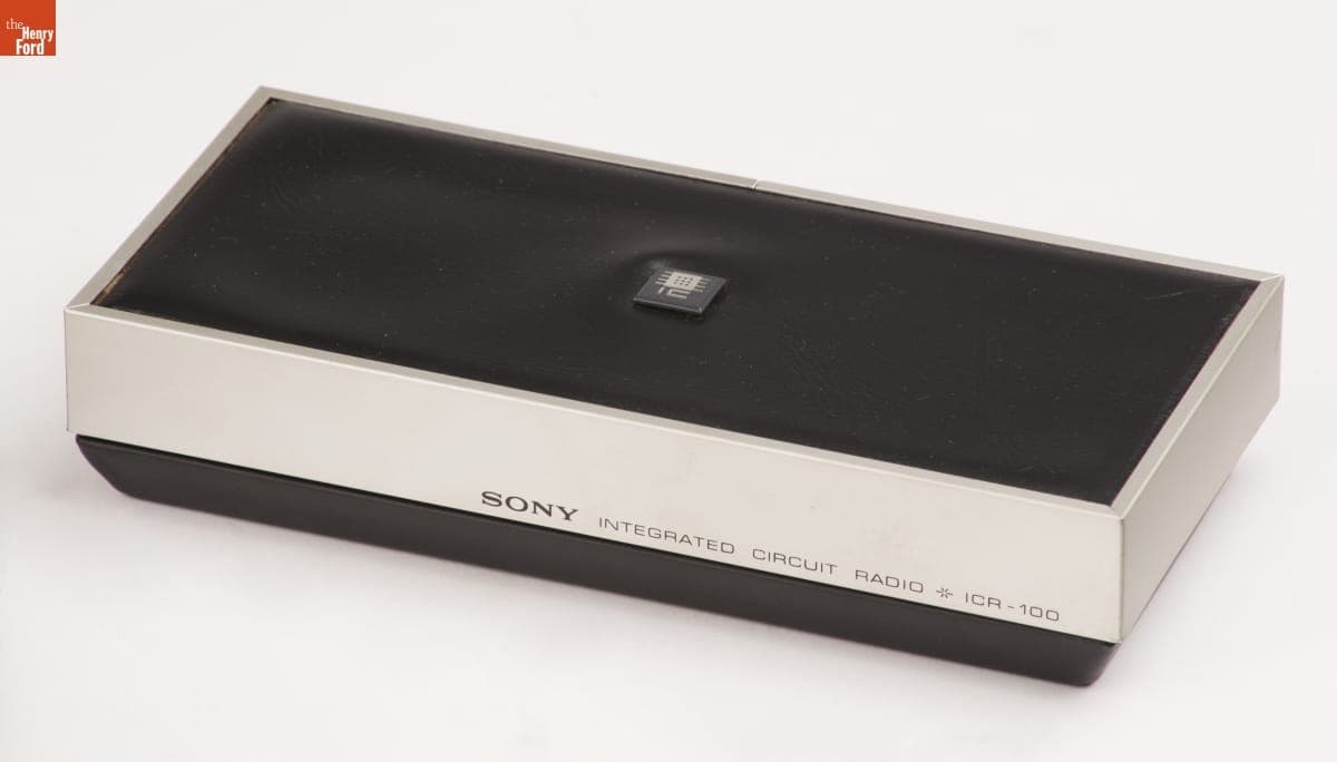 Sony Integrated Circuit Portable Radio, Model ICR-100, circa 1972