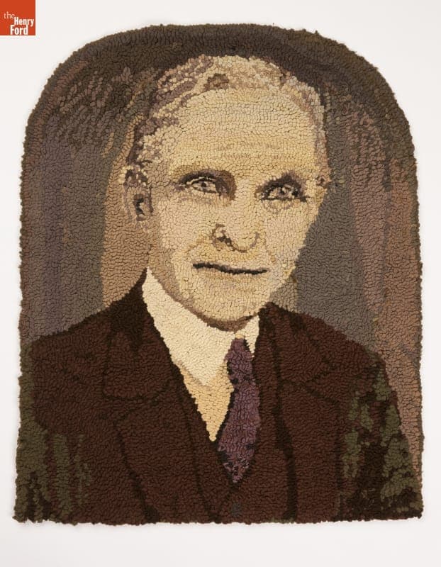 Portrait Rug of Henry Ford, 1935
