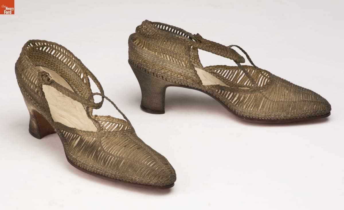 Woven Leather Pumps, 1924-1930