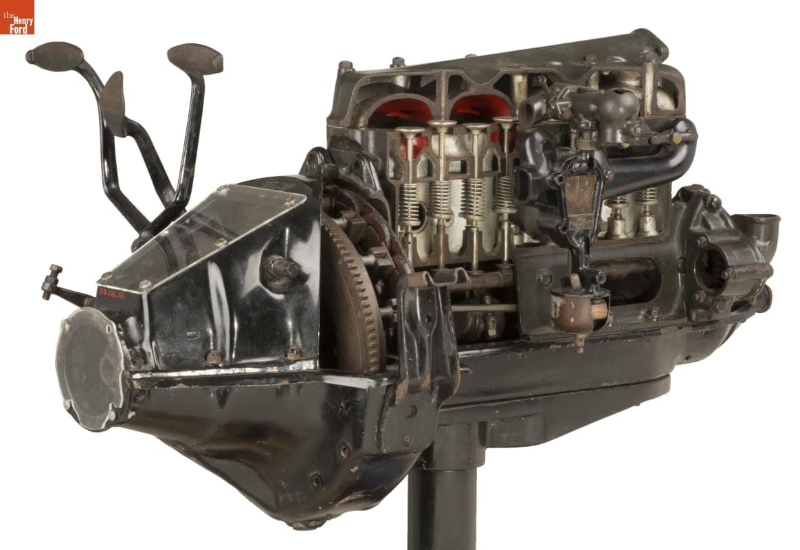 Cutaway Engine from a Ford Model T, circa 1927
