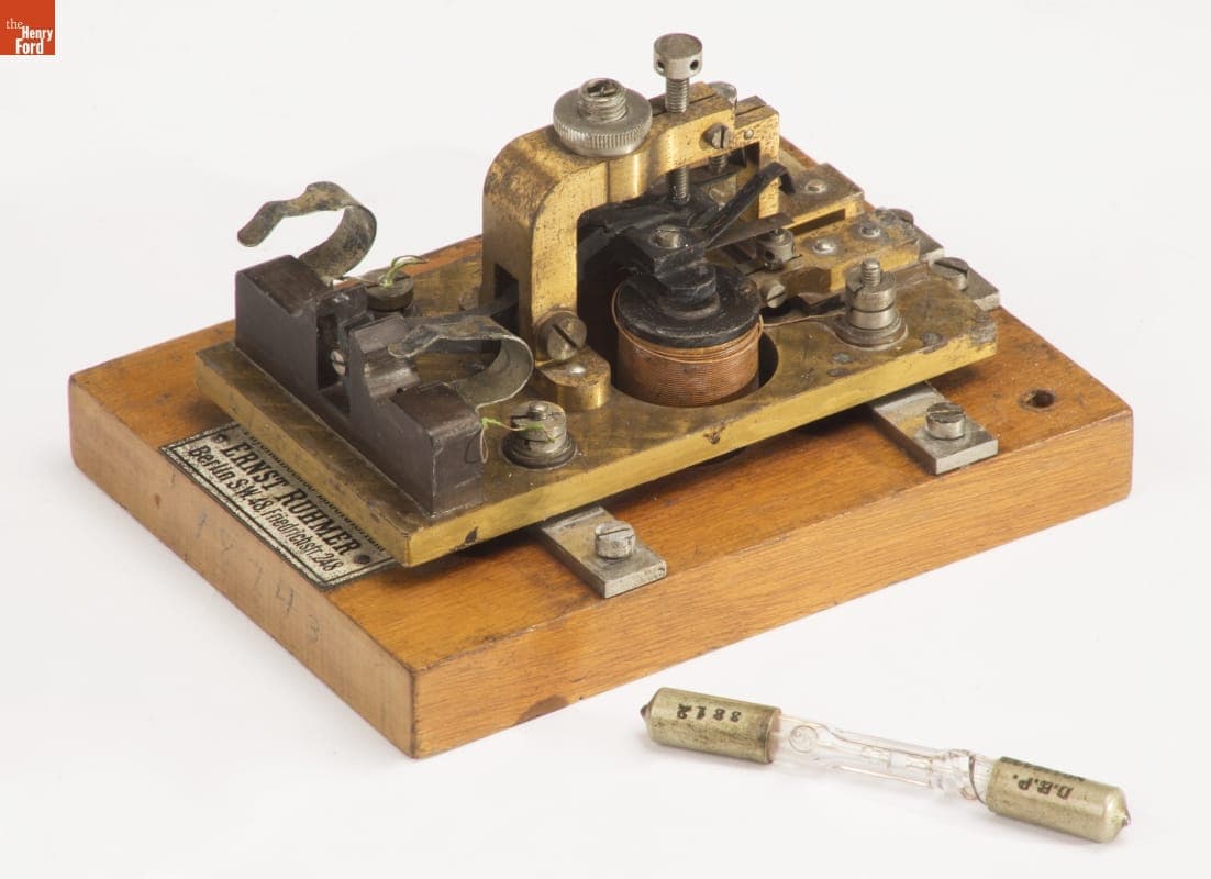 Ruhmer Coherer, Used at Hammond Radio Research Laboratory, circa 1905