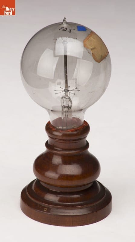 Heany Tungsten Lamp, Made by Allen R. Heany, 1907
